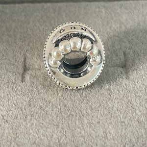 Pandora Signature Logo Pavé & Beads Charm